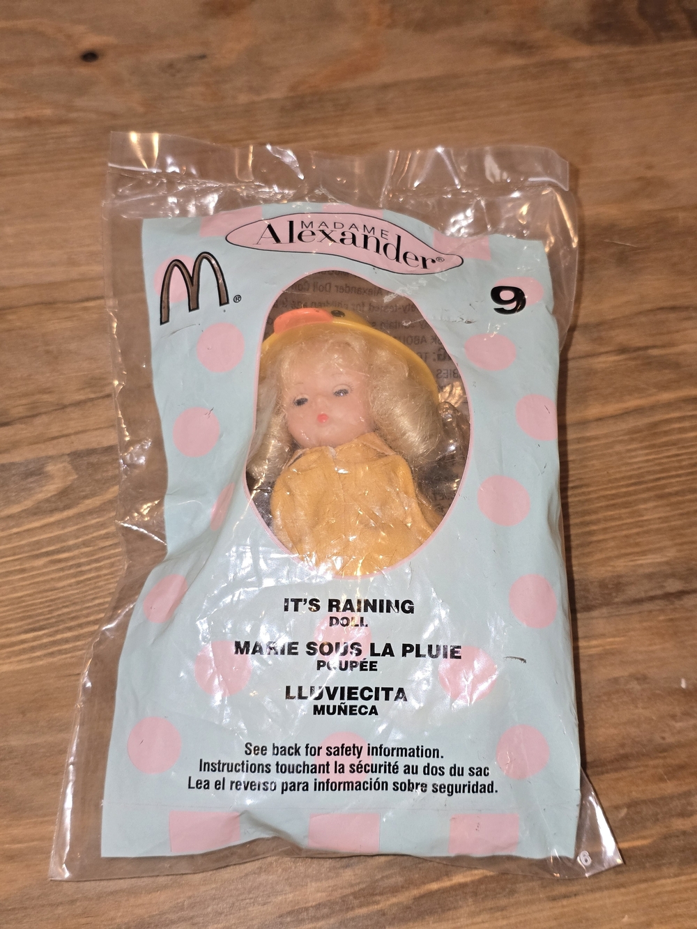 Vintage 2003 Madame Alexander McDonald's It's Raining Doll #9 NIP